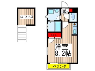 プレスティア市川の物件間取画像